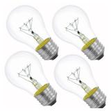 Oven Light Bulb A15 40W High Temperature 300 Degree Resistant, Appliance Light Bulb for Microwaves/Ovens/Lava Lamp/Range Hood/Refrigerator,120V E26 Medium Base,Warm White,4 Pack