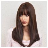 HAIRCUBE Dark Brown Synthetic Women