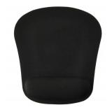 onn Mouse Pad with Memory Foam Wrist Rest Ergonomic Black