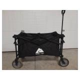 Ozark Trail Multi-Purpose Big Bucket Cart, Black Wagon, Height 24"