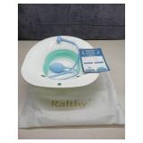 RALTHY Sitz Bath for Hemorrhoids - Sitz Bath for Toilet Seat - Foldable Sitz Bath for Postpartum Care, for Soothes Hemorrhoids & Perineum, Cleanse Vagina & Anal (Blue Accessories)