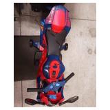 Spiderman 6V Motorcycle Ride on Toy, for Kids, Ages 3+, Rechargeable Battery, up to 65lbs