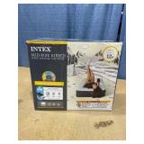 Intex Mid Rise 12 in Air Mattress with Internal USB Pump - Twin Size.