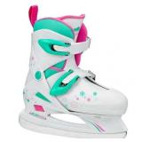 Lake Placid Nitro 8.8 Girls Adjustable Ice Skates.