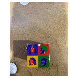 3 Pack of Aurelia Durand Illustrated Cube Ornaments