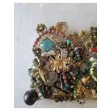 LOT OF RANDOM COSTUME JEWELRY