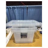 Members Mark 2 Pack Clear Storage Totes 60Qt