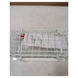 Simple Houseware 2-Tier Spice Rack Slide Out Wire Basket Drawer Organizer, White