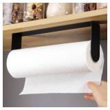 YIGII Paper Towel Holder Wall Mount - Adhesive Paper Towel Rack Under Cabinet Kitchen Paper Roll Holder Stick on Wall Stainless Steel