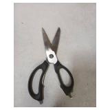 Farberware 4-in-1 Kitchen Shears, 2-Piece, Black and Gray