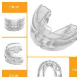 Coolrunner Double Braces Mouth Guard, Mouth Guard Sports, Athletic Mouth Guards, Youth Mouthguard for Upper and Lower Teeth Protection, No Boiling Required for Youth, Teenager