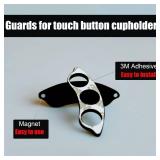 JILINWEI 1Pcs RV Cup Holder Button Guard and Cover for Thomas Payne, Stacy Stewart, Magnetic 3 Protect Couch Button Guards for RVs, (Not Fits Cupholder has USB Port)