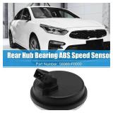 X AUTOHAUX Rear Hub Bearing ABS Speed Sensor for Hyundai Veloster Elantra GT for Kia Forte 2019 2023 NO. 58980F0000 Rear Hub Wheel ABS Speed Sensor Cap Rear Left Right ABS Black