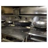 Commercial Natural Gas WOK W/ 6 Burners