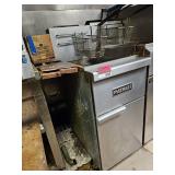 Patriot Natural Gas Floor Fryer, PT-F3-NG