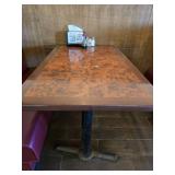 (4) Assorted 46in Restaurant Style Tables