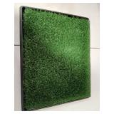 Artificial Grass Puppy Pee Pad for Dogs and Small Pets - 20x25 Reusable 3-Layer Training Potty Pad with Tray - Dog Housebreaking Supplies by PETMAKER