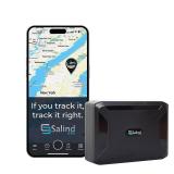 SALIND 11 GPS Tracker for Vehicles, Car, Fleets - 4G LTE Device, Long Battery, Magnetic, US & Worldwide SIM Card Included - iOS/Android Compatible App - Budget-Friendly Subscription Required