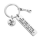 Gzrlyf Plumber Keychain My Knight in Shining Armor Funny Plumber Gifts (Keychain)