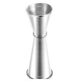 Jigger for Bartending, Briout Double Cocktail Jigger Japanese Premium 304 Food Grade Stainless Steel Jigger 2 OZ 1 OZ with Measurements Inside, Silver