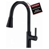 lavatrum one handle pulldown kitchen faucet