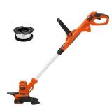 BLACK+DECKER String Trimmer with Auto Feed, Electric, 6.5-Amp, 14-Inch (BESTA510)