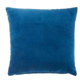 16"x16" Solid Velvet Lifestyles Square Throw Pillow Navy - Mina Victory