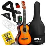 Pyle Classical Acoustic Guitar 36 Inch Junior Size Beginner Starter Kit Steel String Guitarra Acustica Bundle Pack with Gig Bag Tuner Picks Strap for Students Practice Kids Adults-Retail-$74.99