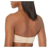 Bali Womens One Smooth U Strapless Bra, Ultimate Stay in Place, 7-Way Multiway Underwire Full Coverage Bra, Taupe, 36D US