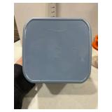 Tupperware flip top container and Tupperware push top container