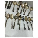 Silver Belle silver plated silver ware set 47 pieces