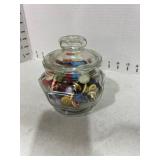 Jar of buttons