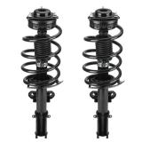 Front Strut Shock Assembly w/Coil Spring for Chrysler Town & Country 2008-2016, Dodge Grand Caravan 2008-2019, Excludes Nivomat Rear Suspension, Replace 171128L 171128R, Left & Right, 2PCS - Retail: $