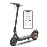 5TH WHEEL V30PRO Electric Scooter with Turn Signals - 19.9 Miles Range & 18 MPH, 350W Motor, 10" Inner-Support Tires, Dual Braking System and Cruise Control, Foldable Electric Scooter for Adults - Ret