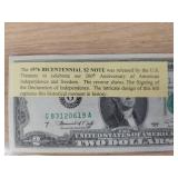 1976 Bicentennial $2 note