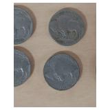 6 Buffalo Nickels