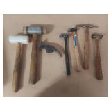 assorted hammers