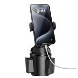 APPS2Car Universal Car Cup Phone Holder | Quick Extension Long Arm | 360Â° Swivel | Adjustable for iPhone, Samsung, Google, and All Smartphones | Stable & No Shake Design