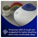 Vicks Warm Steam Vaporizer, Small to Medium Rooms, 1.5 Gallon Tank â Warm Mist Humidifier for Baby and Kids Rooms with Night Light, Works with Vicks VapoPads and VapoSteam