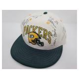 Signed Green Bay Packers Hat with Multiple Signatures