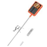 ThermoPro TP510 Waterproof Digital Candy Thermometer with Pot Clip, 8" Long Probe Instant Read Food Cooking Meat Thermometer for Grilling Smoker BBQ Deep Fry Oil Thermometer