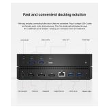 D6000 Universal Docking Station, USB 3.0 and USB C Single 5K or Triple 4K Display Docking Station with two DisplayPort and HDMI for Windows and Mac (2DP, 1HDMI, 4USB3.0, 1Audio, 1USB C, 1Speaker out) 