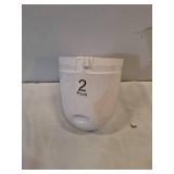 2pc Self-Watering Plastic Indoor Outdoor Planter Pots White 4"x4" - Room Essentialsâ¢: No Assembly Required