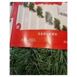 50ft Pine Christmas Artificial Garland - Wondershopâ¢: Unlit, Indoor/Outdoor, PVC Material, Iron Wire