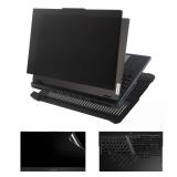 IMMOENUC 4-in-1 Laptop Case for 2024/2023 Legion Pro 5 16 inches Hard Shell Protective Cover Legion Pro 5 16IRX9/16ARX8/16IRX8 Keyboard Cover & Screen Film(Matte Black)