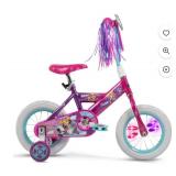 Huffy Paw Patrol Kids Bike, 12" Wheels, Ages 3+ Years, LED Lights, Pink