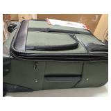 American Tourister Cargo Max Softside 21 Carry on Spinner Luggage-Olive