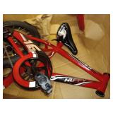 Huffy Rock It Kids Bike, 16" Wheels, Ages 4+ Years, Training Wheels, Red