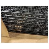 Black Anthracite 6-Tier Steel Wire Shelving Unit (48 in. W x 77 in. H x 18 in. D) - Retail: $214.61