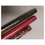 Hallmark Victorian Christmas Wrapping Paper with Cut Lines on Reverse (3 Rolls: 120 sq. ft. ttl) Luxe Florals & Snowflake Patterns, Dark Reds, Forest Greens (B088S5N379)